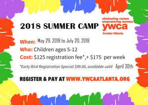 summer camp 2018 ywca of greater atlanta
